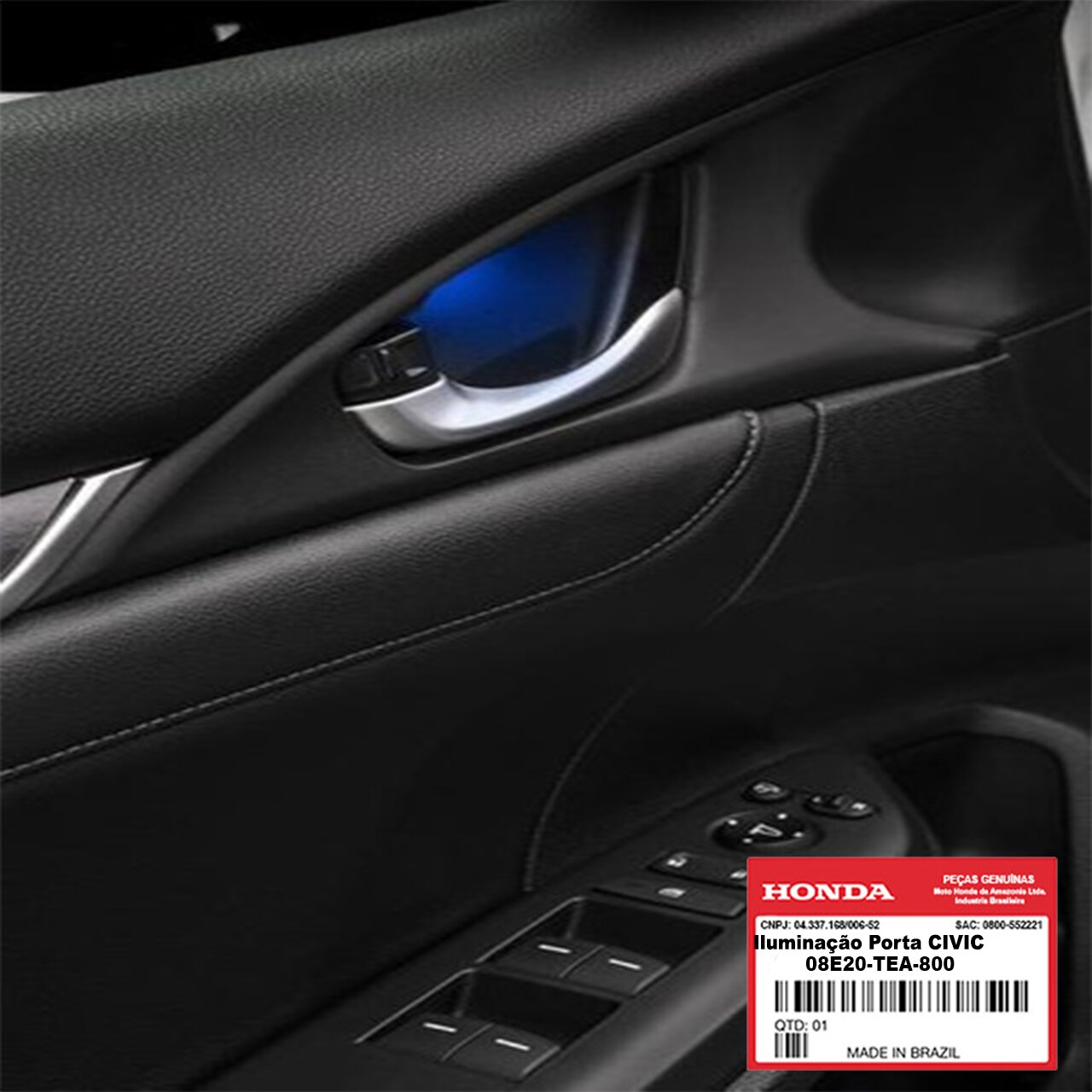 Iluminação Porta Honda CIVIC 2017-2018/2020-2021 Original 08E20TEA800