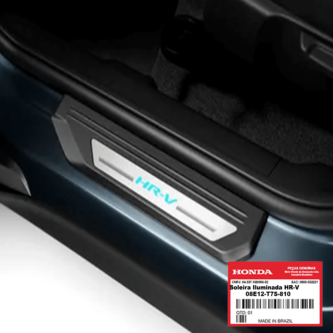 Soleira Iluminada Honda HR-V 2015-2020 Original 08E12T7S810