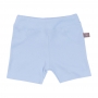 shorts unissex bebê azul algodão
