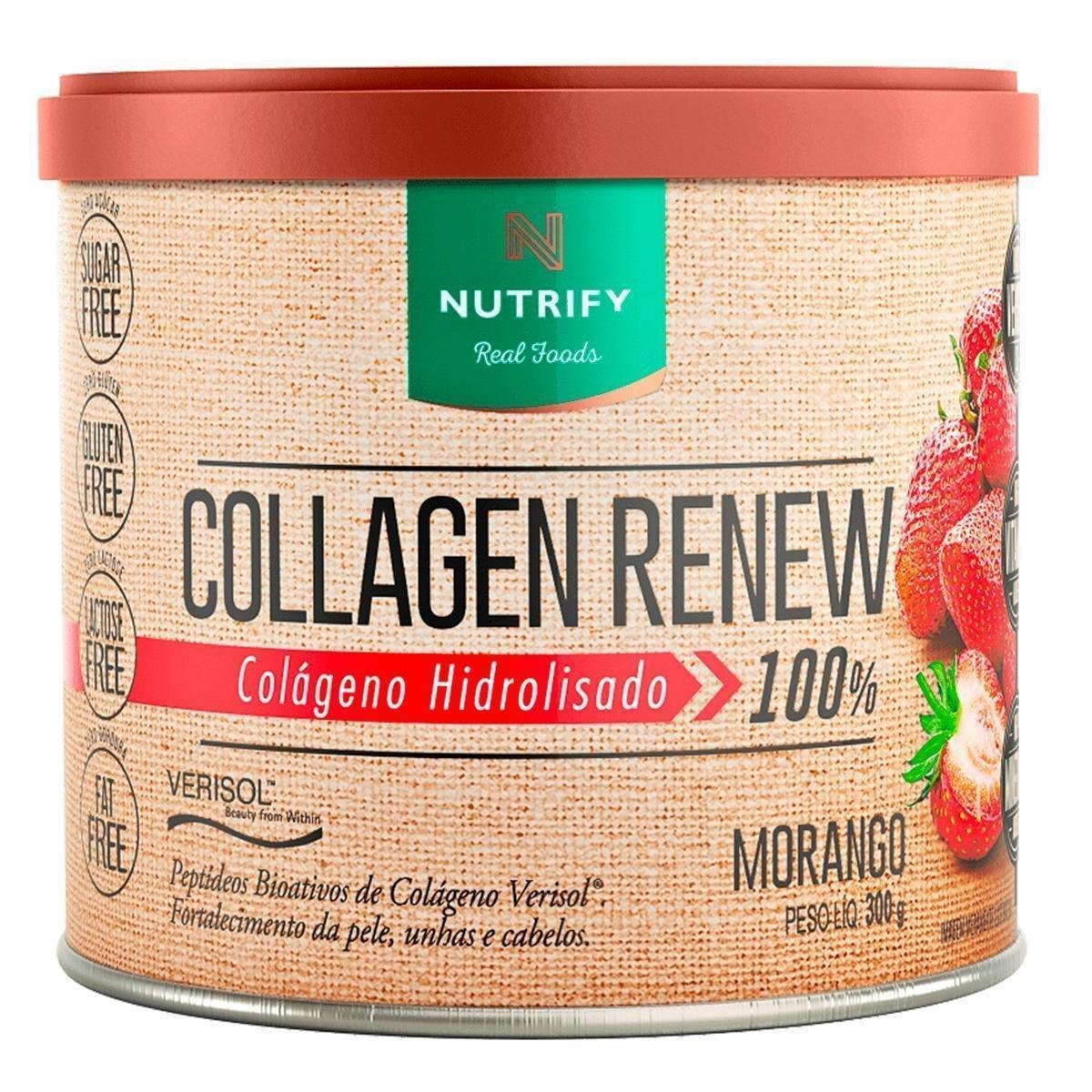 COLLAGEN RENEW MORANGO 300G Nutrify - 093