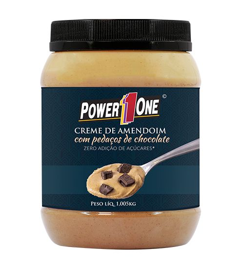 Creme de Amendoim Power One - sabor Chocolate 50% 1kg