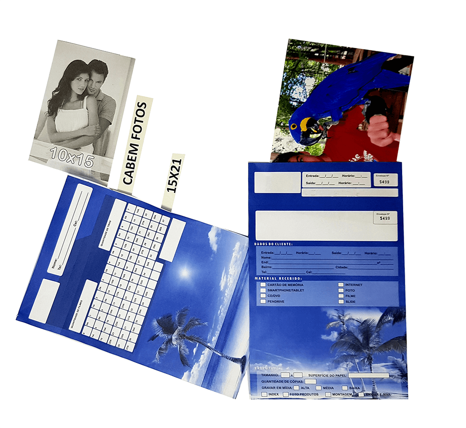 500 Envelopes Paisagem/Kodak/Fuji ou Photos 18 X 28 Cm