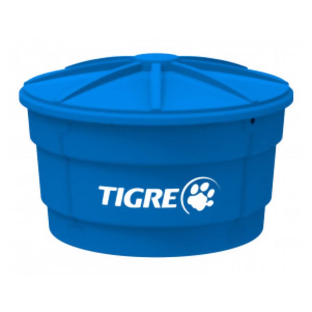 Caixa D'Água 1000L com Tampa Tigre