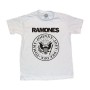 Camiseta Infantil Ramones Branca - Foto 2