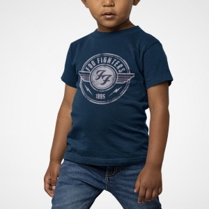 Kit de camisetas Mãe e Filho Foo Fighters Azul - Foto 2