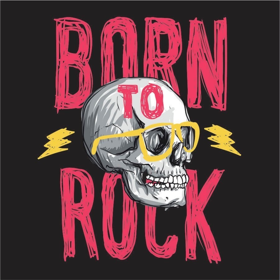 Camiseta INFANTIL Born To Rock