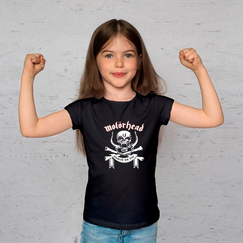 Camiseta Infantil Motorhead Preta