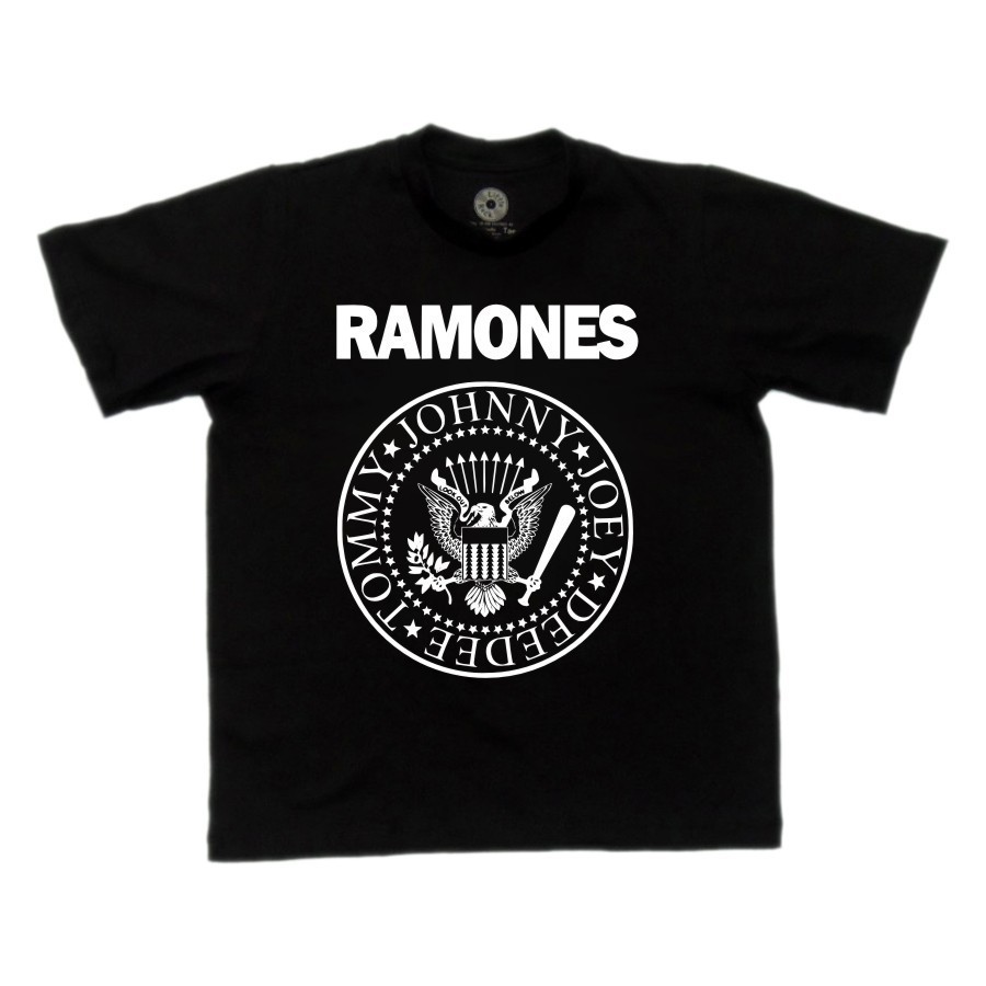 Camiseta Infantil Ramones Preta - Foto 2