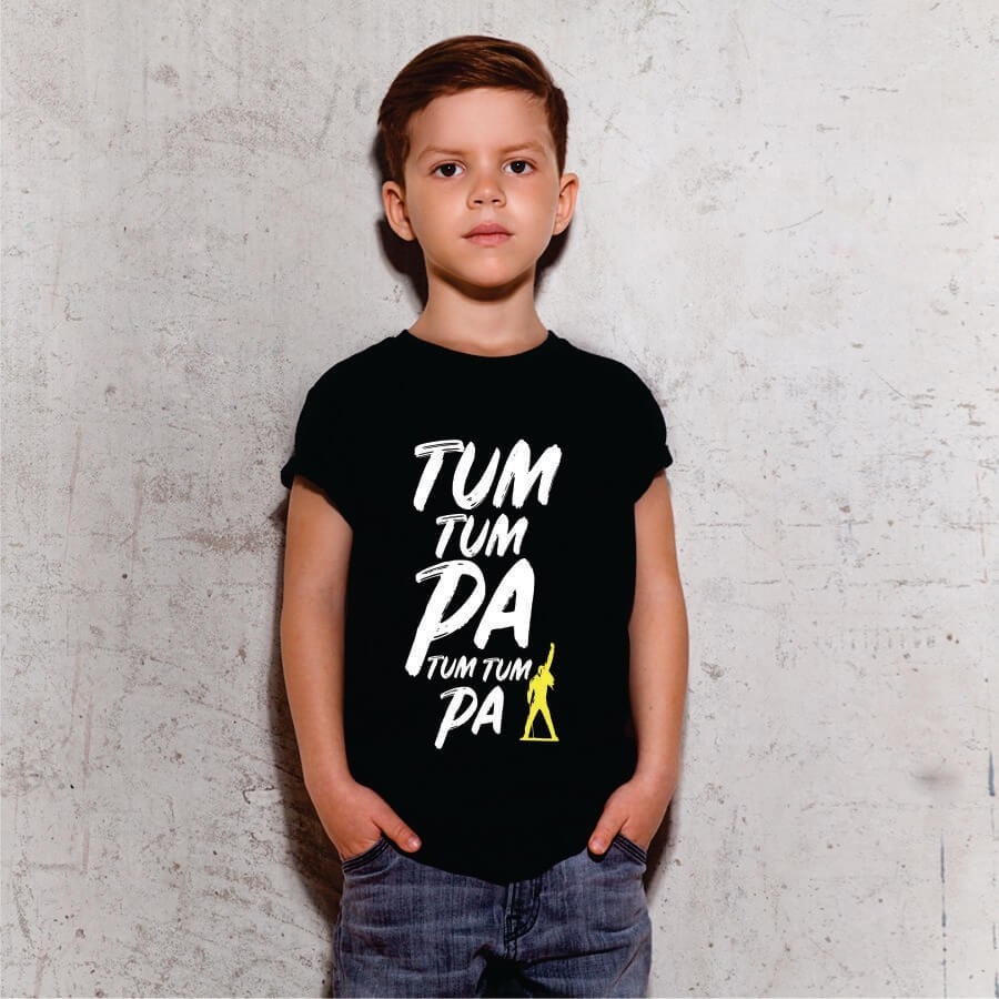 Camiseta INFANTIL Tum Tum Pá Queen - Foto 2
