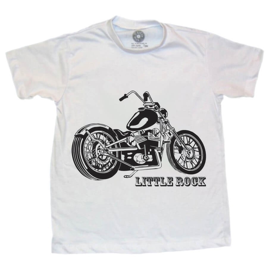 Camiseta Moto Rock Little Rock - Foto 1
