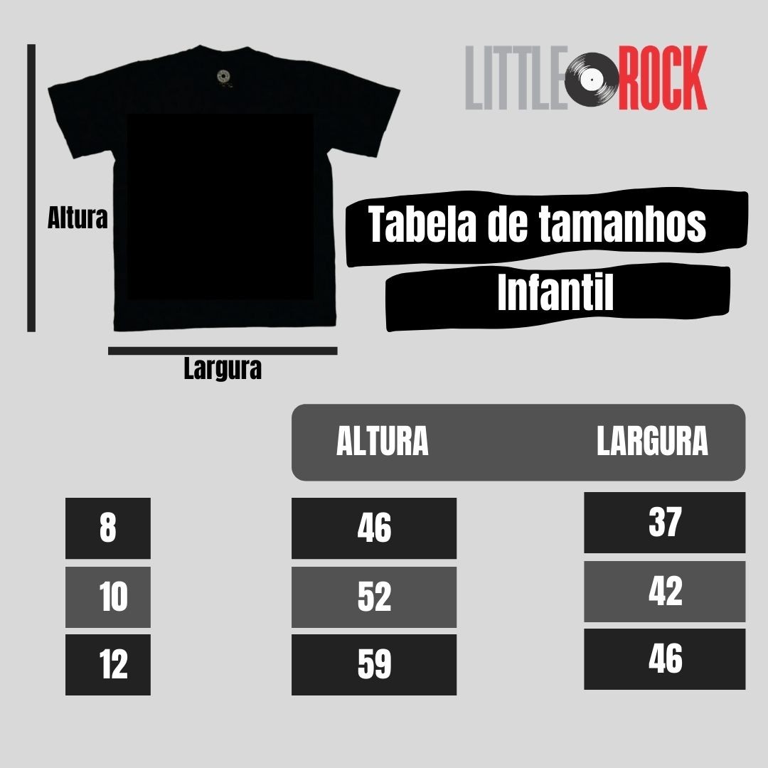 Kit Camisetas Mãe e Filha AC/DC Back in Black