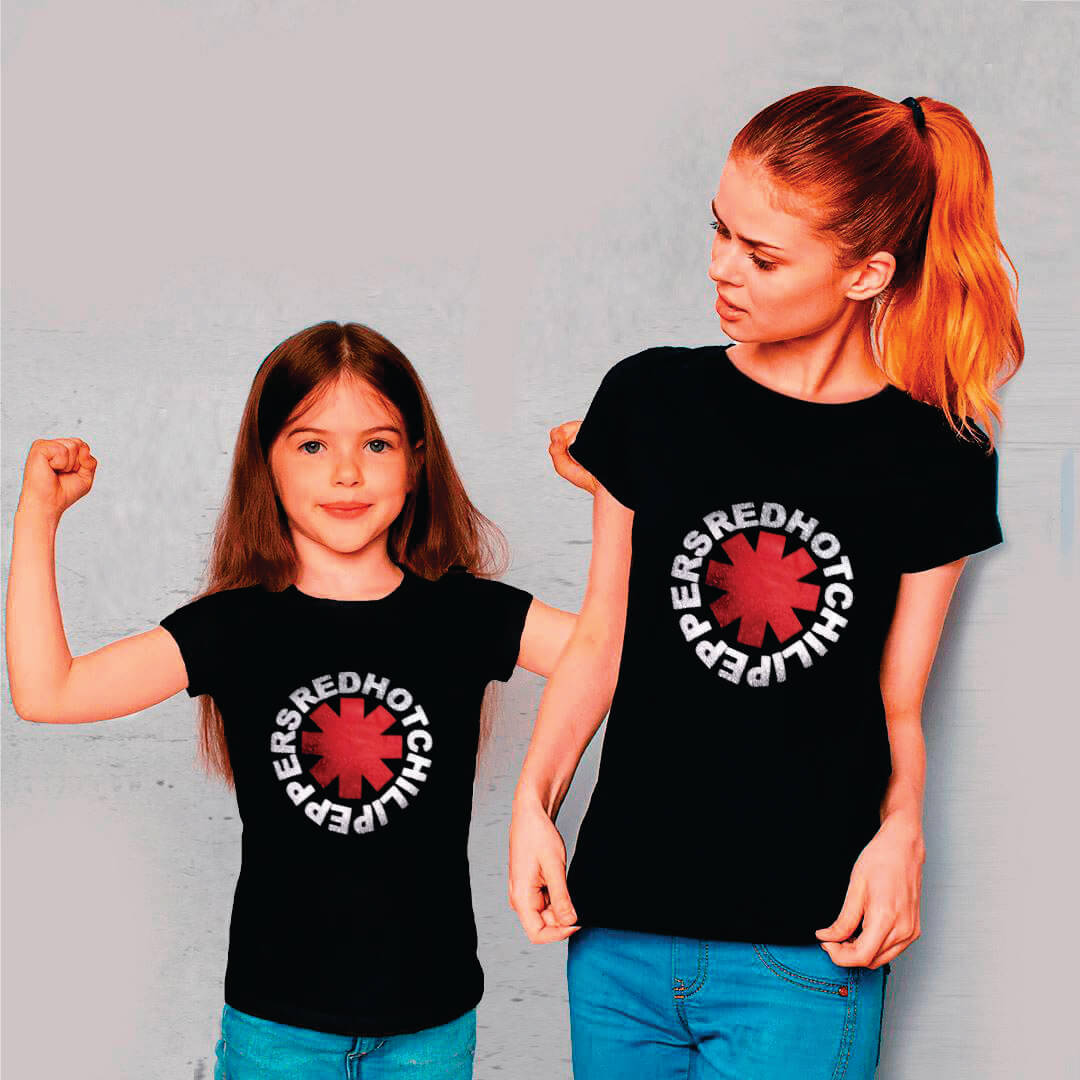 Kit Camisetas Mãe e Filha Red Hot