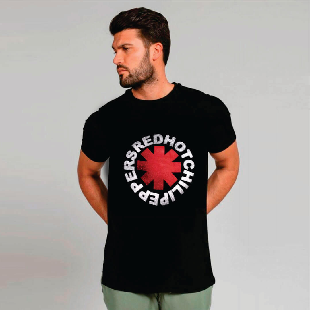 Kit Camisetas Pai e Filho Red Hot Chilli Peppers