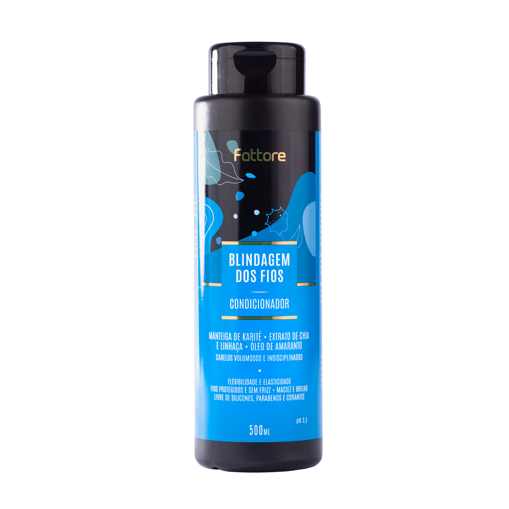 Kit Fattore Shampoo e Condicionador FIOS BLINDADOS 500ML