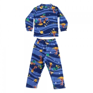 Conjunto Pijama Soft Quente Estampado - 2 Anos - Foto 5