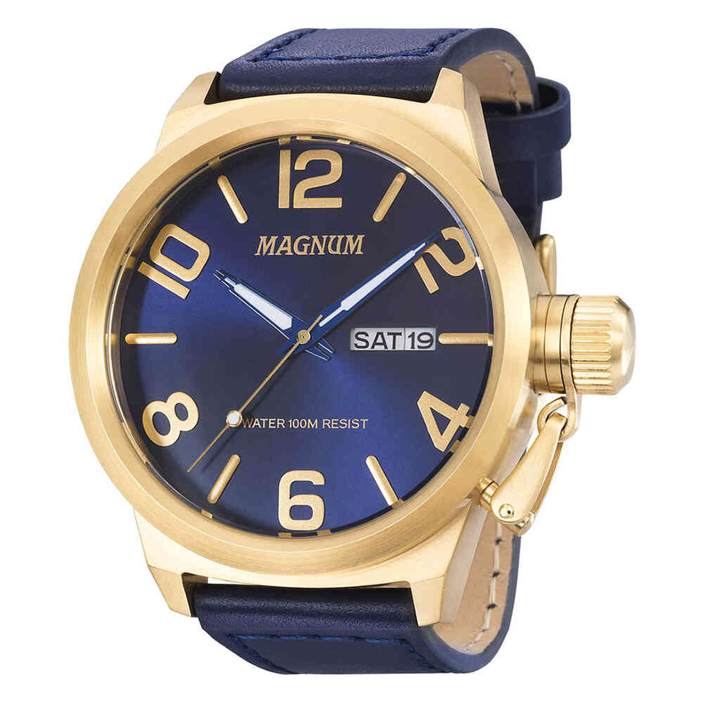 Relógio de Pulso Magnum Masculino com Pulseira de Couro MA33399