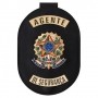 Distintivo com Corrente e Clips para Agente de Segurança
