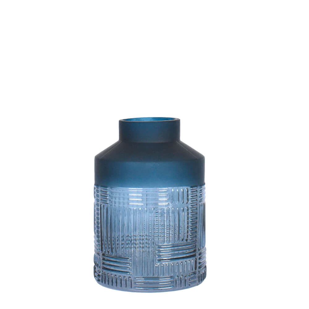 Vaso Azul Horzt P 20 Cm