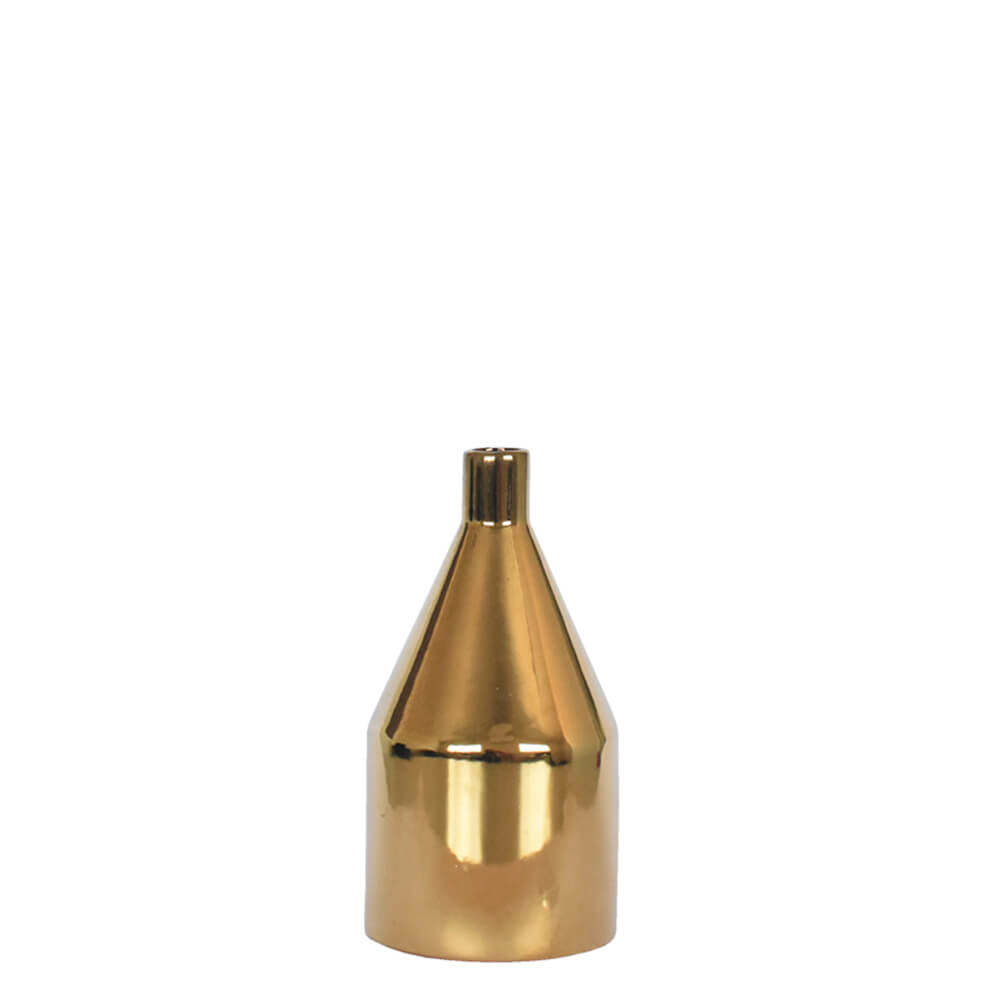 Vaso Dourado Vernier P 19,5 Cm