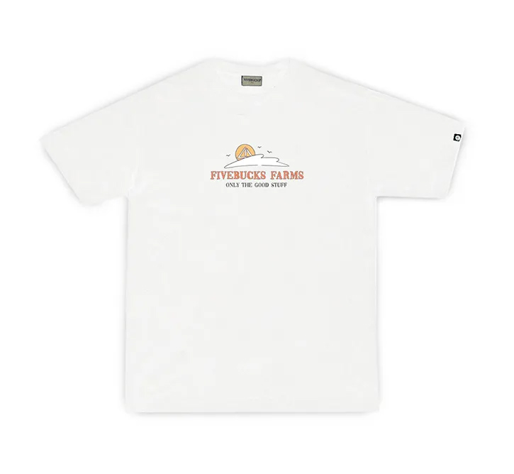 Camiseta Five Farms Branca