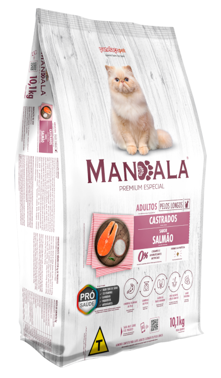 Alimento seco Mandala Premium Especial - Gatos Adultos Castrados - Salmão