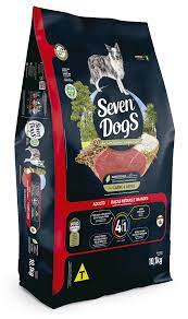 Alimento Seco Seven Dogs Adulto Médio Grande Carne Arroz -Panelaço pet