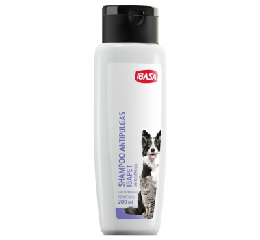 Shampoo  Antipulgas para Cães e Gatos Ibasa -200ml