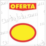 CARTAZ OFERTA COM ELIPSE 40X60 (C/ 50 UNIDADES)