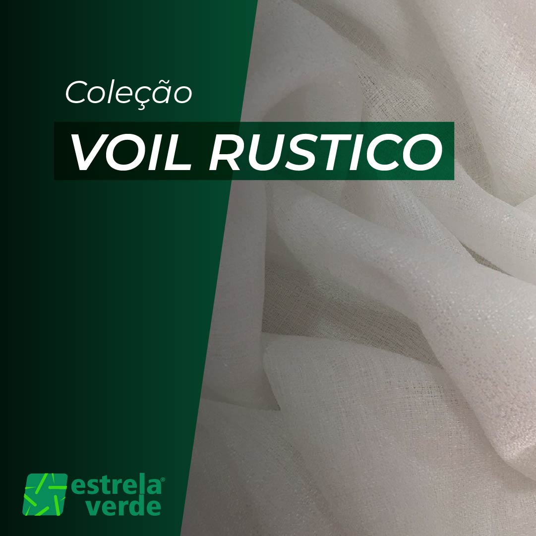 VOIL/VOAL RUSTICO BRANCO 3,00 LARG DESCONTINUADO - Estrela Verde