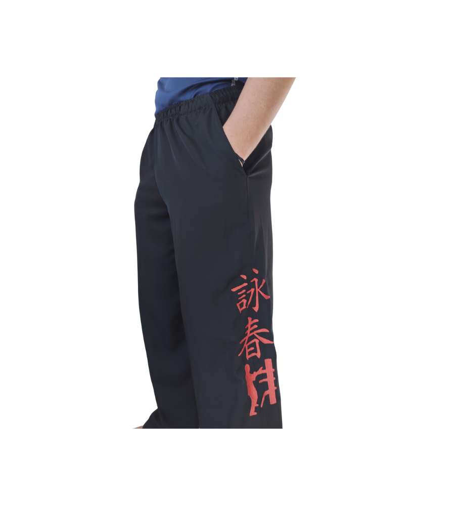 Wing Chun - calça com bolso bordada