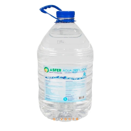 Água Destilada 5000ml - Asfer