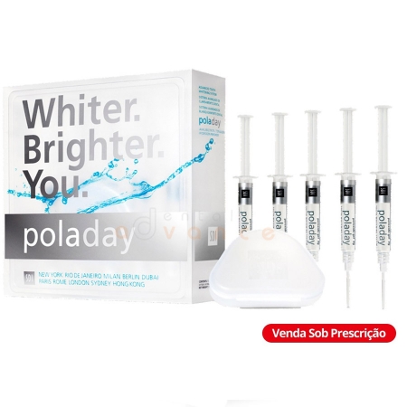 PolaDay 9,5% Kit com 5 seringas - SDI