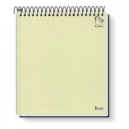 Caderno Para Canhotos com 10 Matérias Tamoio Flipcolors Amarelo