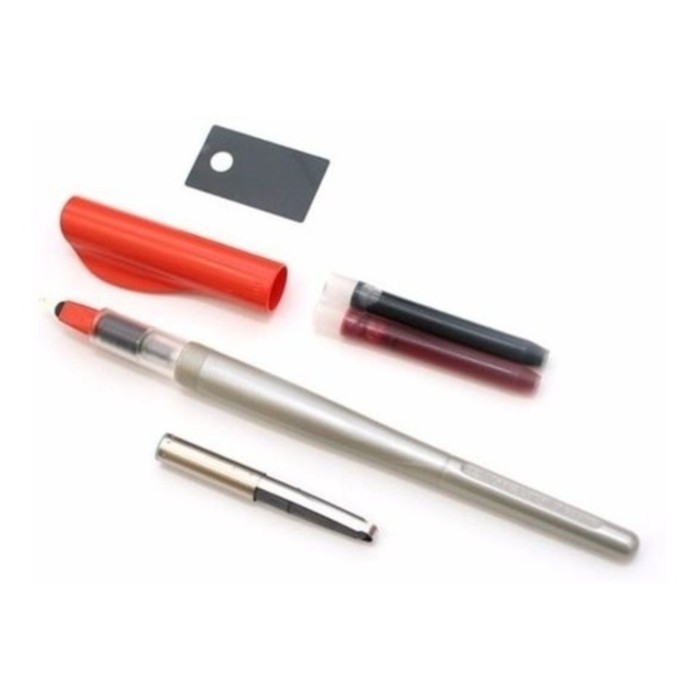 Kit - Caneta Caligráfica Pilot Parallel Pen 1.5mm + 12 Cartuchos De Recarga