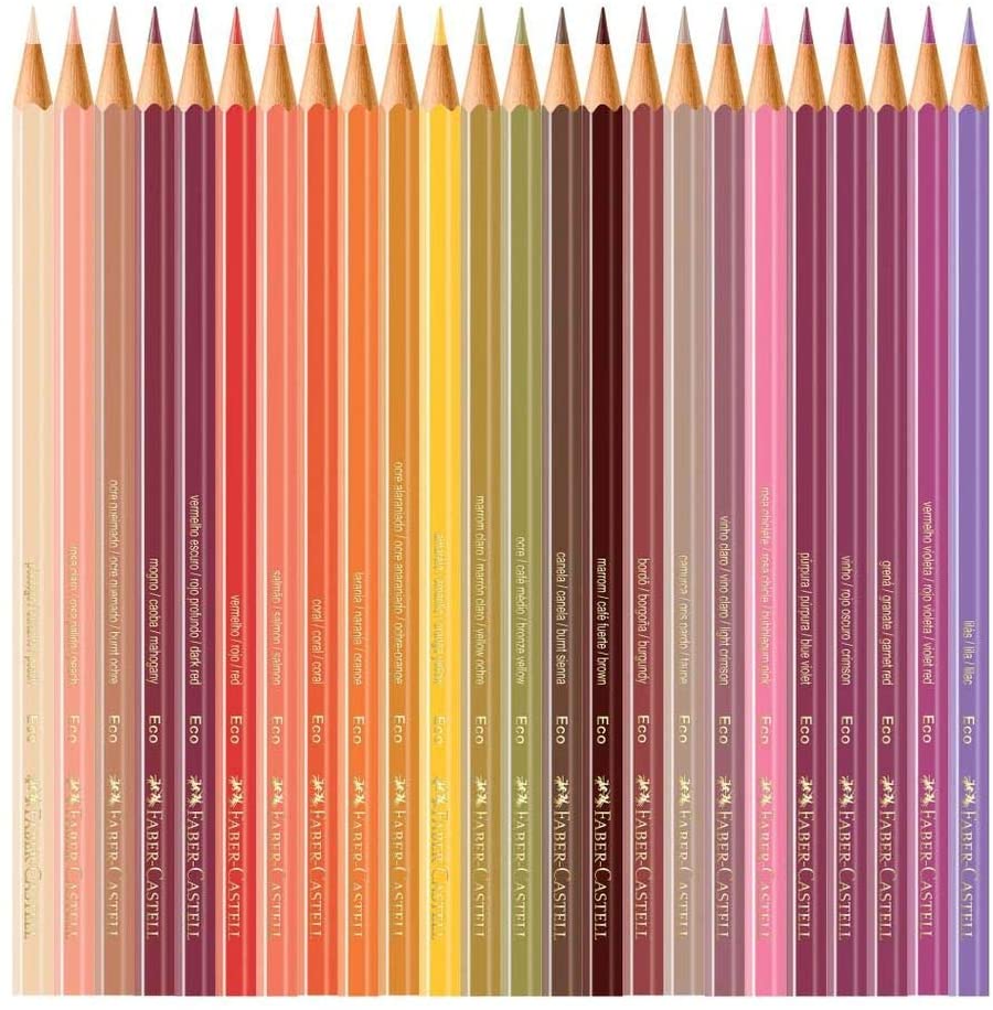Kit - Lápis de Cor Faber-Castell 72 Cores + Livro para Colorir Antiestresse Floresta Encantada