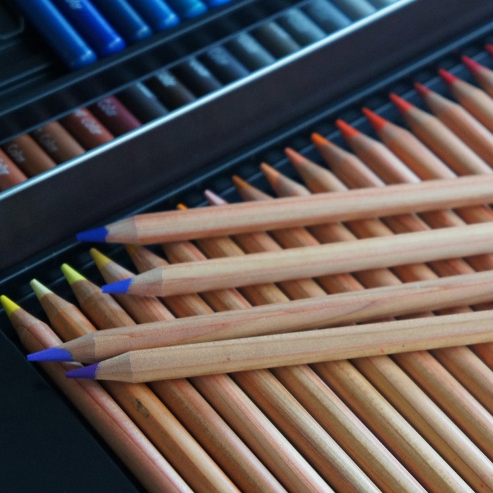 Lápis de Cor Profissional com 100 Cores Compactor Art Color