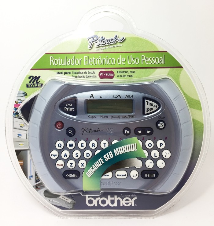 Rotulador Eletrônico Brother PT70 Prata