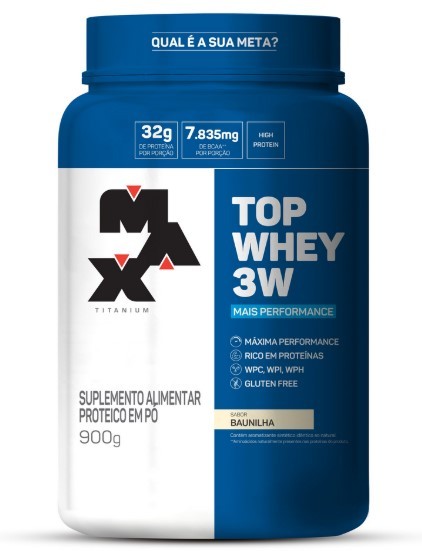 Top Whey 3W Max Titanium - 900g