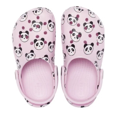 Sandália Crocs Infantil Classic Panda Clog