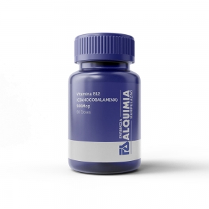 Vitamina B12 (CIANOCOBALAMINA) 500Mcg 60 Doses - Alquimia