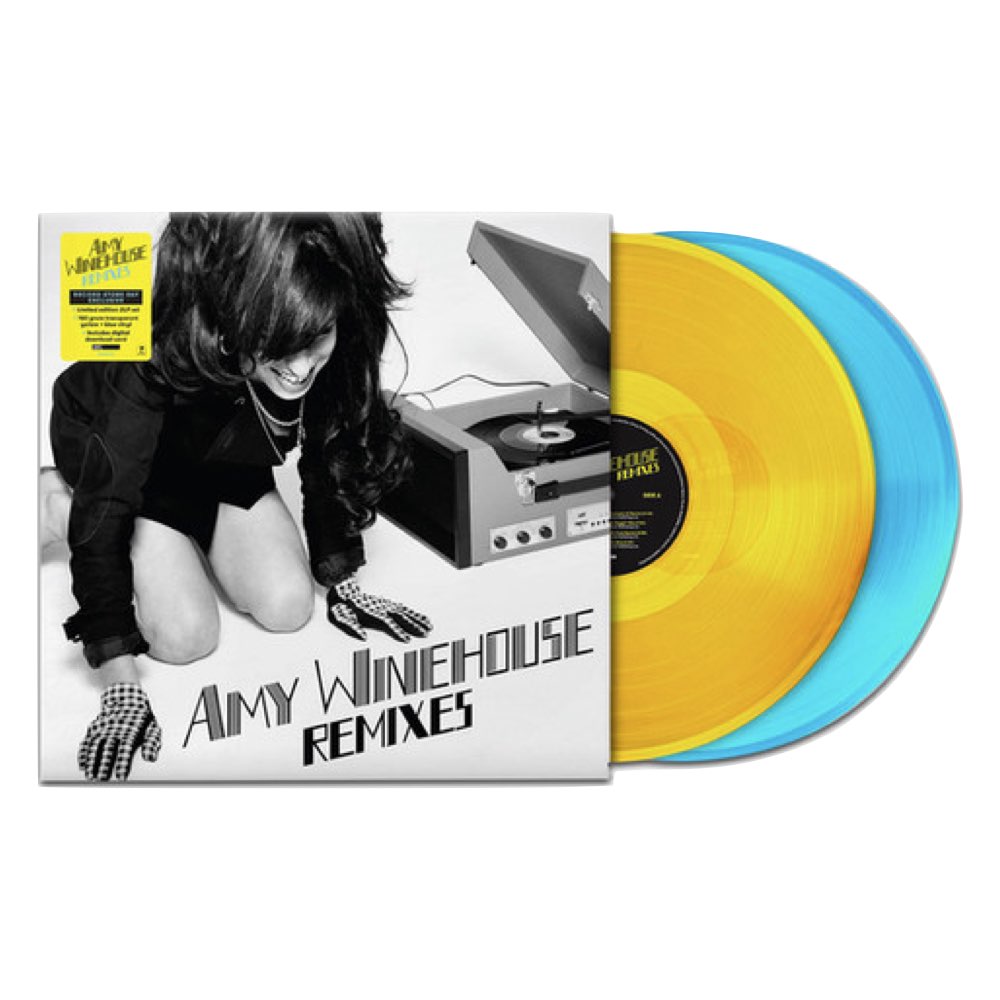 Amy Winehouse - Remixes  [Double Blue & Yellow Vinyl] - RSD 2021