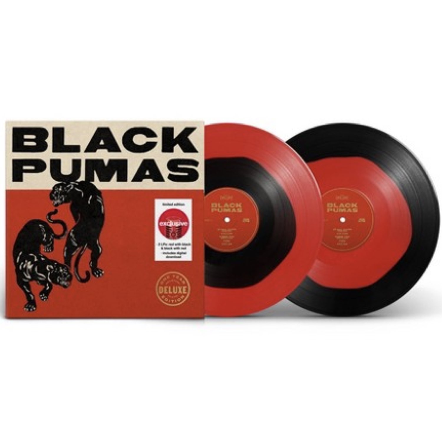 Black Pumas - Black Pumas [Limited Edition - Red With Black & Black With Red - Target Exclusive]