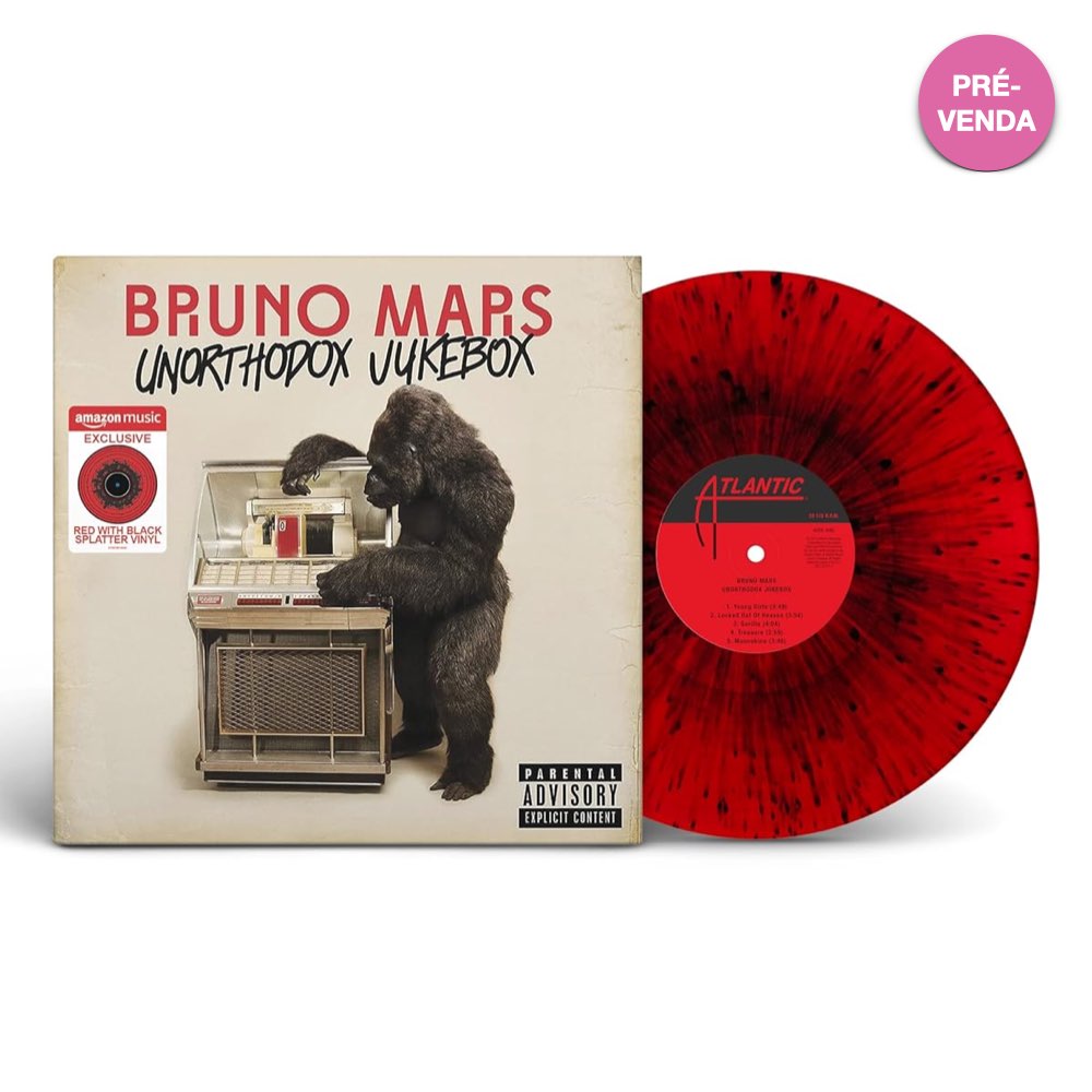 Bruno Mars - Unorthodox Jukebox [Limited Edition - Red with Black Splatter Vinyl]