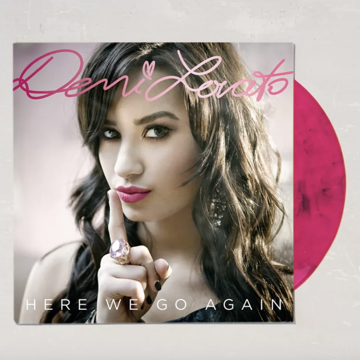 Demi Lovato - Here We Go Again [Limited Edition - Pink and Black Splattered Vinyl]