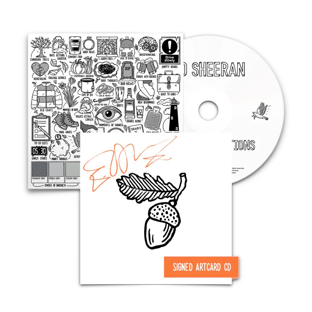 Ed Sheeran - Autumn Variations [Limited Edition - CD + Card Autografado]