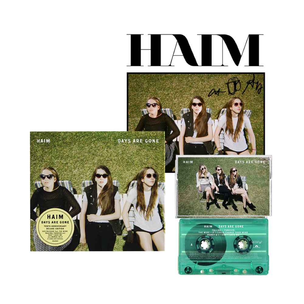 HAIM - Days Are Gone [Limited Edition - 10th Anniversary - 2CD + Cassette + Card Autografado]
