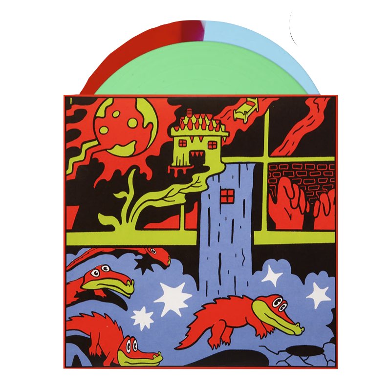 King Gizzard and the Lizard Wizard - Live In Paris '19 Exclusive 2LP [Limited Edition - Green, Blue & Red Tri-Color Vinyl] - Newbury Comics Exclusive