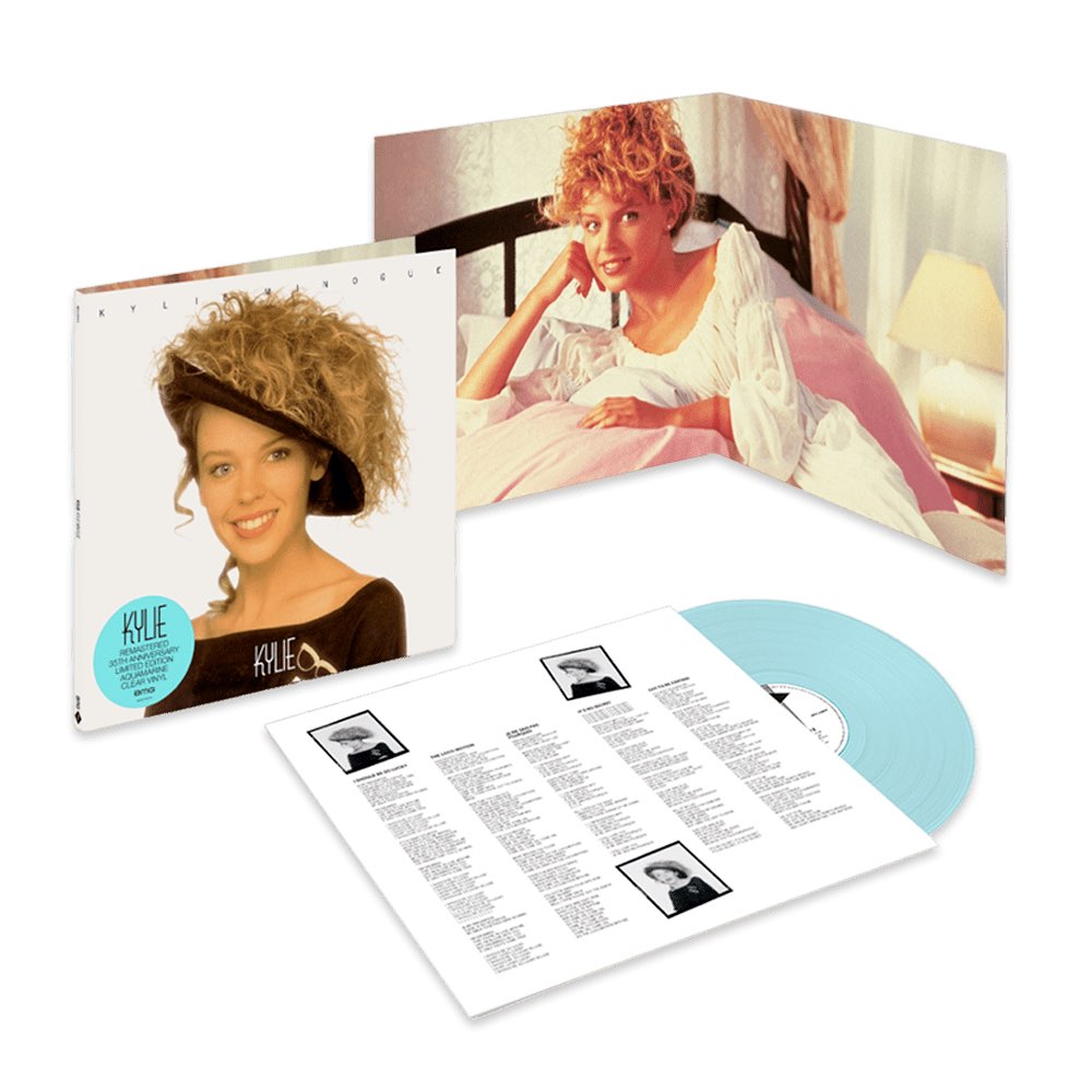 Kylie - Kylie [Limited 35th Anniversary Edition - Exclusive Aquamarine Clear Vinyl] - Webstore Exclusive