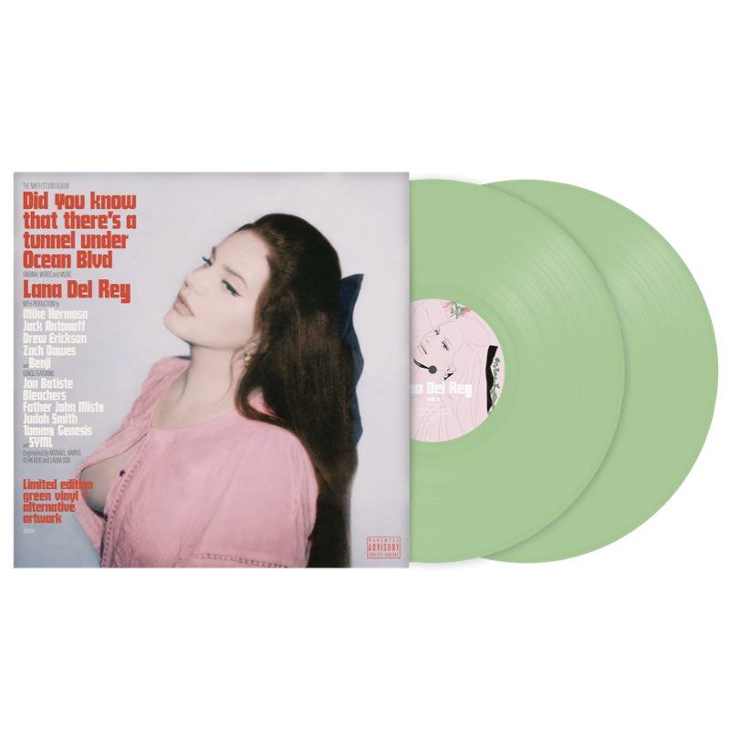 Lana Del Rey - Did You Know That There's a Tunnel Under Ocean Blvd [Limited Edition - Indie Stores Green Vinyl]
