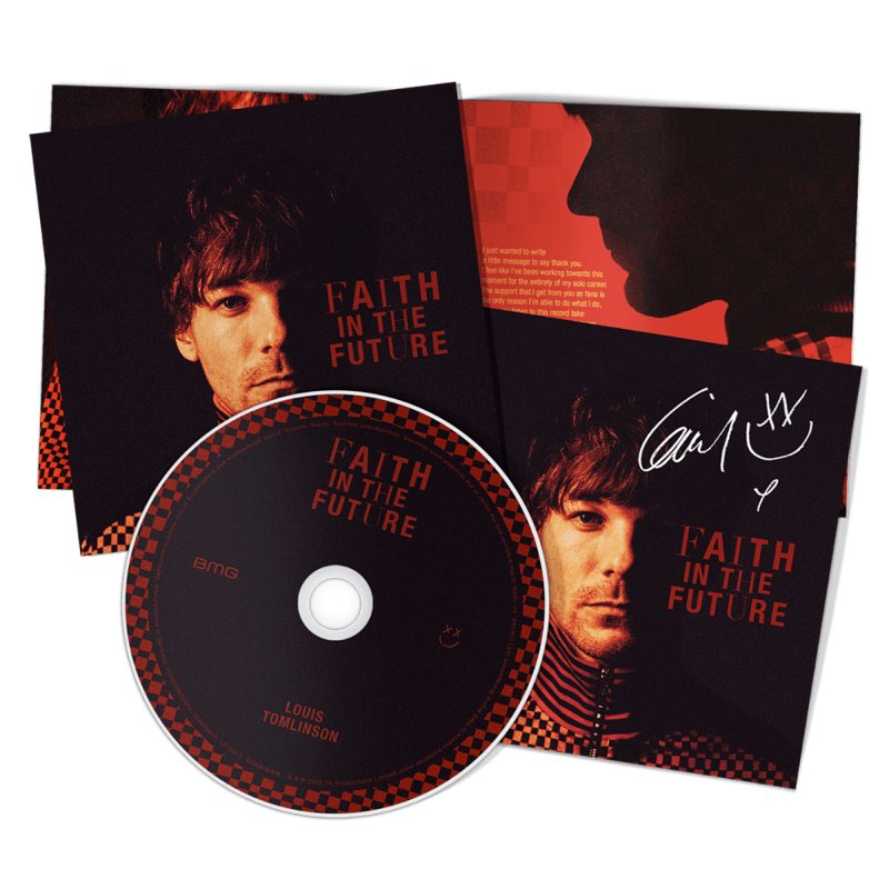 Louis Tomlinson - Faith In The Future [Standard CD - com CARD AUTOGRAFADO]